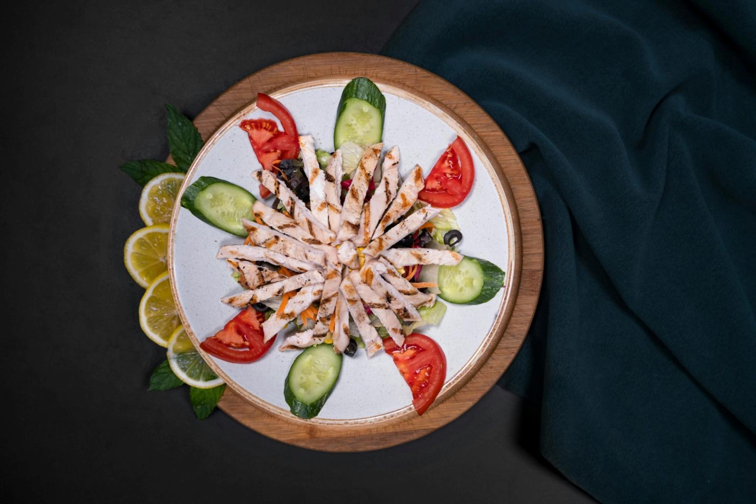 Kitchen workspace with essential cooking tools arranged naturally