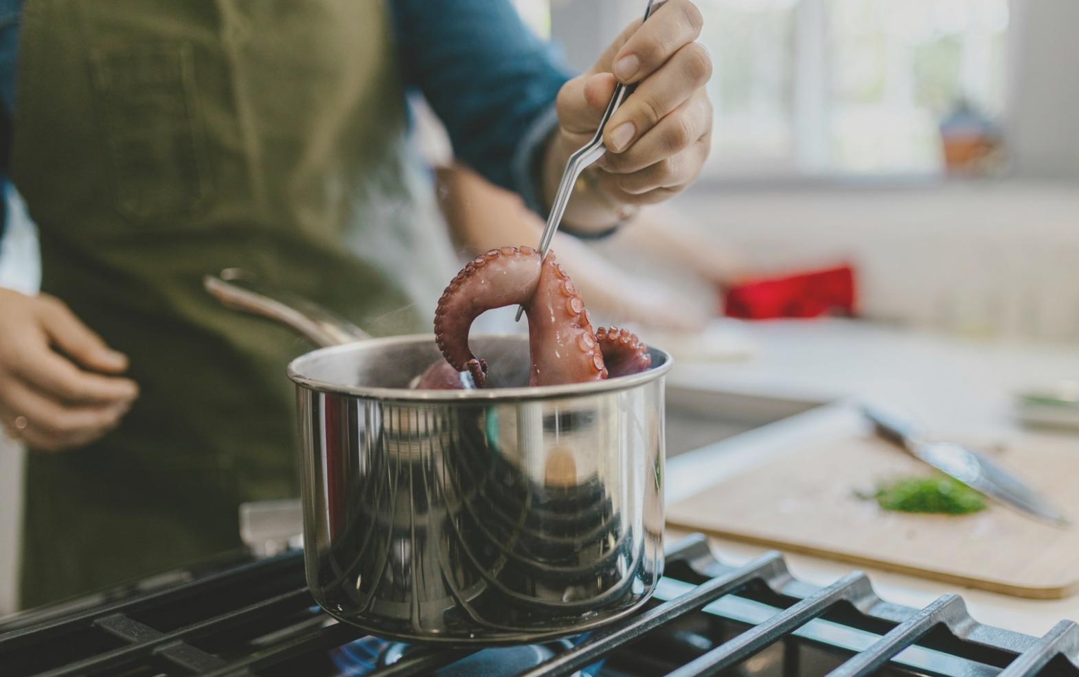 Close view of quality kitchen implements in everyday use
